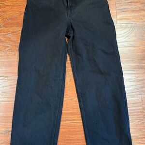 Classic Black Straight Leg Women's Jeans